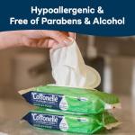 Cottonelle GentlePlus Flushable Wet Wipes with Aloe & Vitamin E, 4 Flip-Top Packs, 42 Wipes Per Pack (168 Total Wipes), Packaging May Vary