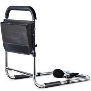 Medical king Bed Assist Rail Without Legs Bed Assist Rails for Seniors ASTM Approved Bed Assist bar with Storage Pocket Easy to get in or Out of Bed Safely with Floor Support