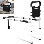 BigDolphin Bed Rails for Elderly Adults Safety 2026 Upgrade - ASTM Certified, 350 LBS Capacity, Tool-Free Assembly, Non-Slip Ergonomic Handle with Storage Pocket, Safe Bed Rails for Seniors
