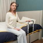 YrHeiper Bed Rails for Elderly Adults - 350LBS Heavy Duty Bed Assist Rail with Non-Slip Bedside Handle, Fall Prevention Safety Cane with Storage Pocket for Seniors, Fits King/Queen/Full/Twin Beds