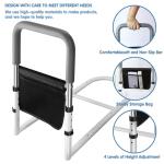 MPINOI Bed Rails for Ederly Adults Safety, Adjustable Height Bed Assist Rails for Seniors Fall Prevent Grab Bar Fits King Queen Full Twin Bed…