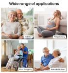 Bed Rails for Elderly Adults Safety, Adjustable Bed Assist Rail for Seniors with Storage Pouch, Widened Support Surface and Secure Legs, Holds 350 Lbs - Fits Twin, Full, Queen, King Bedsds, Black