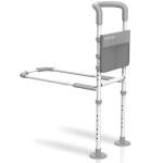 Agrish Bed Rails for Elderly Adults Safety, Bed Rails for Seniors with Storage Pouch & Support Legs, Adjustable Bed Assist Rail for Surgery Patients - Medical Bed Rail
