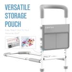 Agrish Bed Rails for Elderly Adults Safety, Bed Rails for Seniors with Storage Pouch & Support Legs, Adjustable Bed Assist Rail for Surgery Patients - Medical Bed Rail