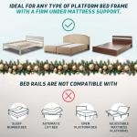 Lunderg Bed Assist Rail for Seniors with Motion-Activated Light & Storage Pocket - Easy to Install Bed Rails for Elderly Adults Safety & Post-Surgery - Helps Reduce Falls & Support Independence