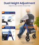 Z21 Rollator Walker for Seniors with Seat