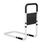 Hopelight Adjustable Bed Rail Support Handle with Storage Pouch, White and Black, Height Assist Safety Guard, Adjustable Bed Assist Rails for Seniors & Patients - Fits All Beds, Tool-Free Assembly