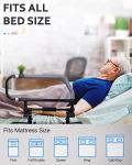 Sangohe Heavy Duty Bed Rails for Senior & Elderly and People Falling Out of Bed - Foldable Bed Assist Handle - 504E