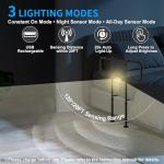 Eakertte Bed Rails for Elderly Adults Safety - Adjustable Bed Side Rails with Support Leg, Bed Cane with Storage Bag and Motion Sensor Light, Fits Queen, King, Twin, Full, Supports up to 400lbs