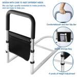 MPINOI Bed Rails for Ederly Adults Safety, Bed Assist Rails for Seniors Fall Prevent Adjustable Height for Grab Bar Fits King Queen Full Twin Bed…