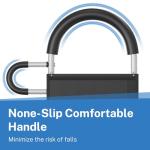 Bed Rails for Elderly Adults Safety: Side Assist Grab Bar Handrails for Seniors with Dual Handle Rails & Storage Bag - Adjustable Bed Cane Portable Bedside Railing - Fits Twin Full Queen King White