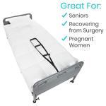 Vive Bed Ladder Assist - Pull Up Assist Device with Handle Strap - Rope Ladder Caddie Helper - Sitting, Sit Up Hoist for Elderly, Senior, Injury Recovery Patient, Pregnant, Handicap - Padded Hand Grip