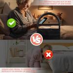 Ceither ASTM Approved Bed Rails for Elderly Adults Safety - 330lbs Weight Capacity, Height Adjustable Non-Slip Handle with Fixing Strap, Tool-Free Installation for Seniors/Pregnant/Disabled