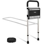 PidmFoy Bed Rails for Elderly Adults Safety, Height Adjustable Bed Cane, Bed Assist Rails for Seniors with Support Feet, Bedrails for Elderly Adults Grab Bar Handrails for Most Genre
