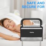 PidmFoy Bed Rails for Elderly Adults Safety, Height Adjustable Bed Cane, Bed Assist Rails for Seniors with Support Feet, Bedrails for Elderly Adults Grab Bar Handrails for Most Genre