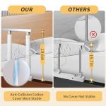 FAYITING Bed Rails for Elderly Adults Safety, Folding Bed Assist Rails for Seniors, Bed Handle Bedside Assist Guard Rails for Adults, Fall Prevention Safety with Collapsible Bedrails, 37x20