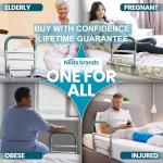 NEDA Bed Rails for Elderly Adults Safety | Medical Grabbers for Seniors & Safety Support Rail | Bed Cane for All Bed Sizes | ASTM & CPSC Certified