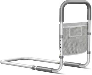 Fosdaling Bed Rails for Elderly Adults Safety: Adjustable Bed Assist Rails for Seniors & Patients with Storage Bag - Bedside Rail Handle Support Bar Bed Guard Rails - Fits King Queen Full Twin Medium