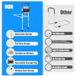 PidmFoy Bed Rails for Elderly Adults Safety, Height Adjustable Bed Cane, Bed Assist Rails for Seniors with Support Feet, Bedrails for Elderly Adults Grab Bar Handrails for Most Genre