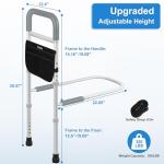 Panta Bed Rails for Elderly Adults Safety,Grey