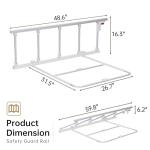 ELENKER Bed Rails for Elderly Adults, Folding Bed Assist Seniors Safety Bed Guard Rail Handle to Prevent Falling Out of Bed, 48.6"x16.3"