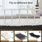 ELENKER Bed Rails for Elderly Adults, Folding Bed Assist Seniors Safety Bed Guard Rail Handle to Prevent Falling Out of Bed, 48.6"x16.3"