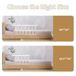 AKIMRABY Bed Rails for Elderly Adults Safety, 40"×16" Folding Bed Railings for Seniors Fit Full Twin King Queen Size, Home Medical Bed Assist Rail, Adult Bed Rails for Elderly Falling Out of Beds