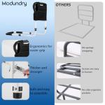 Bed Rails for Elderly Adults Safety: Adjustable Bed Assist Rails for Seniors & Patients with Storage Bag - Adjustment Fits Twin/Queen/King Cali Beds - Bedside Rail Handle Support Bar Bed Guard Rails