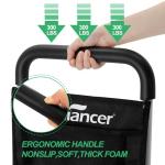 RELIANCER Bed Safety Rail for Elderly Adult,Adjustable Bedside Assist Grab Bar w/Storage Pocket,Bed Side Support Railing for Seniors,Fall Prevent Bedside Handle Bar,Bedside Assist Guard Rails Bed Cane