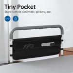 RESTISLAND Dual Bed Side Hand Rail, Bed Assist Rail Adjustable Medical Hospital Assistive Devices Bed Rails for Elderly Adults, Fits Queen, Full & Twin Beds