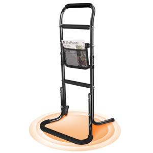 DePango Stand Assist Aid for Elderly, Aluminum Alloy Standing Aids & Supports for Rising from Chair Couch, Sturdy Chair Lift Assist Grab Bar for Seniors Disabled Handicap Adults, Height-Adjusted