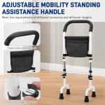 YIBEICO Upgraded Mobility Stand Assist Aid for Elderly, Adjustable Walking Cane for Seniors and People with Limited Mobility
