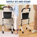 YIBEICO Upgraded Mobility Stand Assist Aid for Elderly, Adjustable Walking Cane for Seniors and People with Limited Mobility