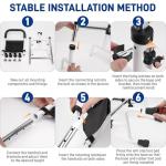 YIBEICO Upgraded Mobility Stand Assist Aid for Elderly, Adjustable Walking Cane for Seniors and People with Limited Mobility