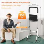Stand Assist Aid for Elderly Chair Couch Standing Aids and Supports Hip Knee Surgery Recovery Aid Adjustable up to 400lb Height, Mobility Aids Tool Help get up for Seniors Bedrooms Toilet Bathrooms