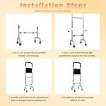 Stand Assist Aid for Elderly Chair Couch Standing Aids and Supports Hip Knee Surgery Recovery Aid Adjustable up to 400lb Height, Mobility Aids Tool Help get up for Seniors Bedrooms Toilet Bathrooms