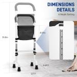 YIBEICO Upgraded Mobility Stand Assist Aid for Elderly, Adjustable Walking Cane for Seniors and People with Limited Mobility
