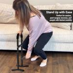 Stand Assist Aid – Standing aids Support Device to Lift Elderly or People with Back/Leg Injuries Off Floor, Mobility Aids & Supports, Black