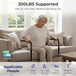 NIMOOD L1 Stand Assist for Couch, Mobility Aids for Chair, Elderly Assistance Products for Elderly, Disabled, Senior Essentials Adjustable Safety Grab Bar for Sit to Stand, Disability Aids, Couch Cane