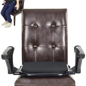 Vive Seat Lifter Chair Assist for Elderly & Adults - Patented Portable Sit to Stand Lift Device for Seniors - Stand Assist Aid & Support - Cushioned Transfer & Mobility Aid - Supports 250 pounds