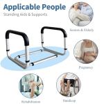 Chair Lift Assist Devices for Seniors Elderly, Minimum Width 21.25 Inches, Adjustable Couch Cane Stand Up Assist Mobility Aid Aluminum Sofa Stand Assist Chair Lift Assist Handle for Patients Disabled