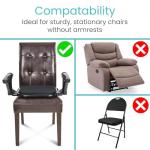 Vive Seat Lifter Chair Assist for Elderly & Adults - Patented Portable Sit to Stand Lift Device for Seniors - Stand Assist Aid & Support - Cushioned Transfer & Mobility Aid - Supports 250 pounds