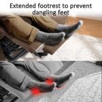 MCombo Power Lift Recliner Chair with Extended Footrest for Elderly People, Fabric 7287 (Brown, Medium)