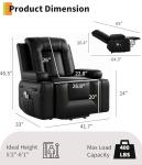 GarveeHome Oversized Wide Power Lift Recliner Chair - Heat and Massage, Adjustable Back and Legs, PU Leather Electric Lift Chair Designed for The Elderly and People with Mobility impaired