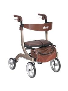 Drive Medical Nitro DLX Foldable Rollator Walker