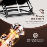 Welzona Lift Chair, Power Recliner Chair, Easy Stand Assist Lift Chairs Recliners for Elderly, Soft Chenille Small Recliners For Small Spaces, Remote Control Electric Recliner Chairs for Adults, Brown