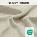 CHITA Power Lift Recliner Chair for Elderly with Heat and Massage, Electric Lift Chairs with Foldable Tray Table, Cupholder, Removable Lumbar Pillow, 2 Side Pockets, Fabric in Cream