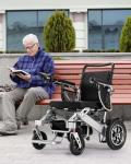Electric Wheelchair for Adults and Seniors, 25 Miles Longer Range, Foldable Power Wheelchair, 500W Dual Motors Mobility Scooter, Compact All Terrain Motorized Wheelchair, Intelligent Folding