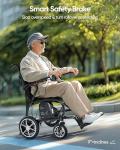 25.8lb Lightweight Carbon Fiber Electric Wheelchairs for Adults, Long Range All Terrain Portable Airline Approved