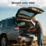 Adult Electric Wheelchair Lightweight Foldable Transport Chair Ultra Lightweight Folding (Only 48 lbs) 20+ Km Travel Distance (Black) for Limited Mobility